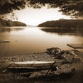 thumbnail image 3 of Foschino, Suzanne 20x20 Black Modern Framed Museum Art Print Titled - Canoe on Shore C, 3 of 5
