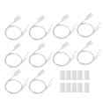 thumbnail image 2 of Sensor  Switch,Wired Door Window Sensor  Switch Security Window Door Contact Sensor Alarm  Reed Switch10pcs, 2 of 8