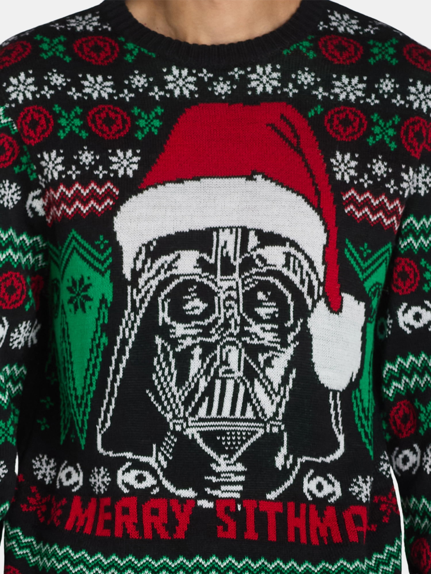 Star Wars Men's & Big Men's Holiday Sweater with Long Sleeves, Sizes S-3XL