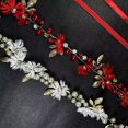 thumbnail image 2 of Accesorios para el cabello Erqi Diadema con incrustaciones de diamantes estilo margarita Diadema de flores hecha a mano Accesorios de boda, 2 of 5