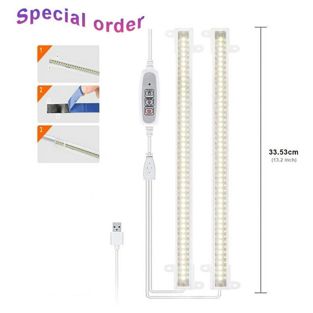 Indoor Led Grow Light USB Timer Phyto Lamp For Plants Dimmable LED Lamp Phytolamps Full Spectrum Hydroponics Growing Lamps ,Easy Installation