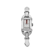 Gucci Quartz SIlver Tone Dial Diamond Womans Watch YA068556