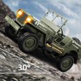 thumbnail image 2 of Coche RC 1/10 2.4G, Coche RC 1941 4WD RTR, Camión de Escalada A Escala, Vehículo Todoterreno, Juguetes para Adultos, Regalo para Niños, Gris., 2 of 5