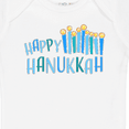thumbnail image 4 of Inktastic Happy Hanukkah with candles Boys or Girls Baby Bodysuit, 4 of 5