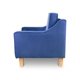 thumbnail image 3 of Sillón Menken SofaMatch, Tela de Terciopelo, Patas Natural azul Unitalla, 3 of 5