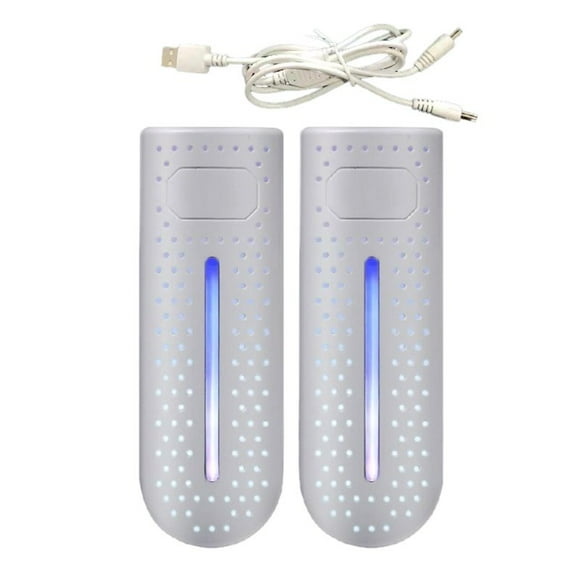 Boot Dryer Shoe Dryer, Foot Dryer, Portable Footwear Dryers Machine with Constant Temperature Control White-purple USB