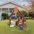 SamyoHome Outdoor Christmas Decoration: Weatherproof Nativity Set ...