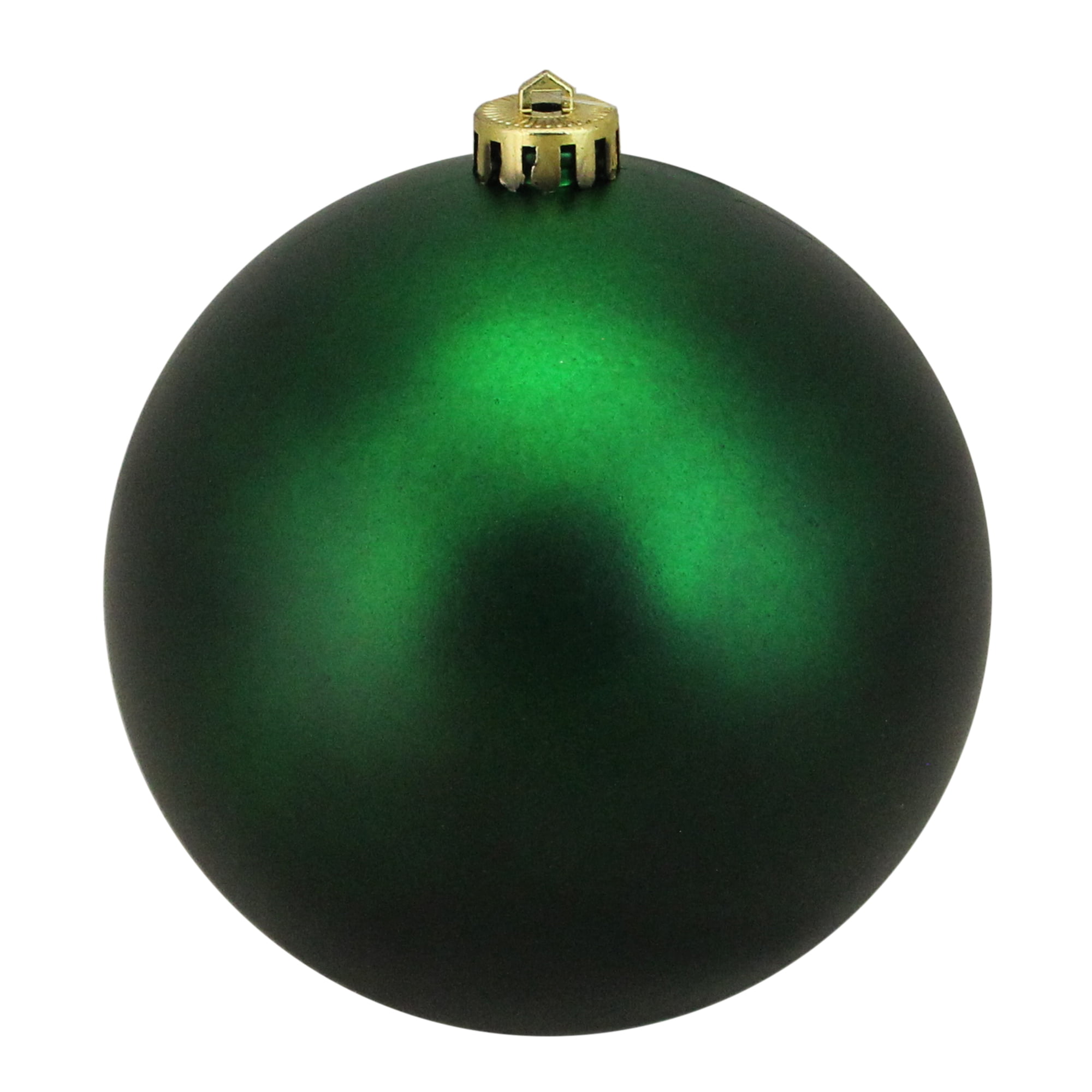 Northlight 6" Shatterproof Matte Christmas Ball Ornament Green