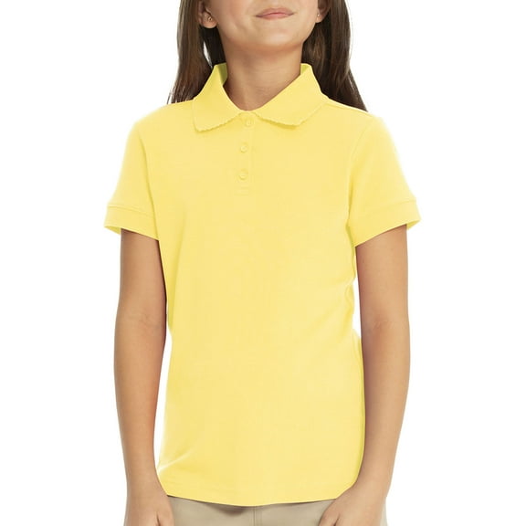 Real School Uniforms Big Kid Short Sleeve Fem-Fit Polo 68002