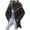 Coffee, variant on Fesfesfes Plush Coat for Women Warm Faux Coat Cardigan Winter Solid Long Sleeve Outerwear