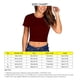 thumbnail image 5 of Camisetas de manga corta con cuello redondo para mujer, camisetas informales de moda de Color puro con lazo en la espalda, camisetas de verano para mujer, 5 of 6