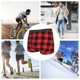 thumbnail image 4 of Fotbe Buffalo Plaid Red Black Calzoncillos Tipo Boxer con Bolsa de Soporte Total para Hombre, X-Temp Fresco, Transpirable y de Secado Rápido-XX-Large, 4 of 5