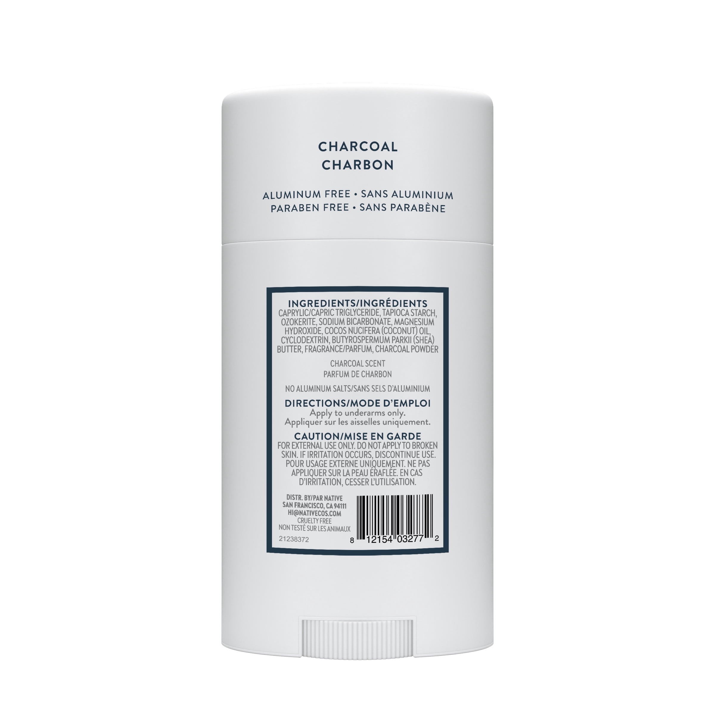 Native – Desodorisant sans aluminium, charbon