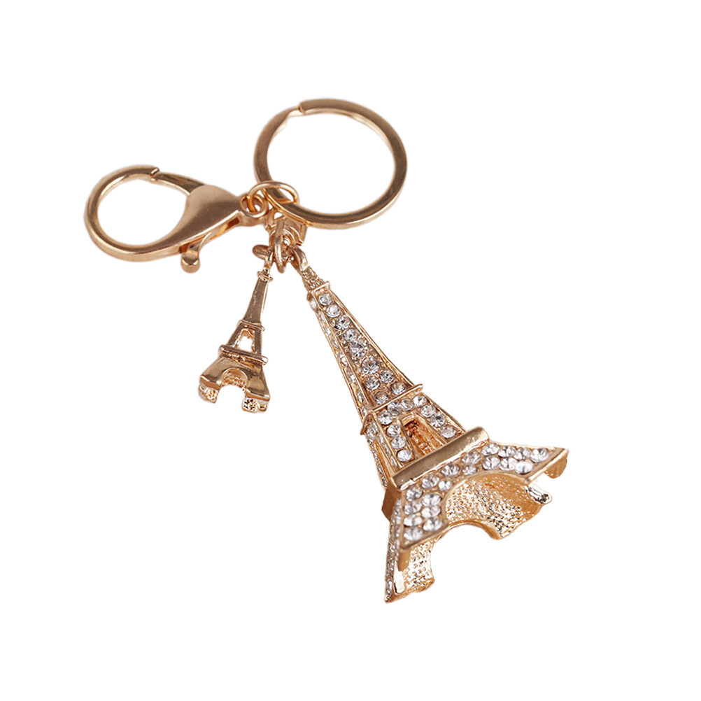Retro Classic Eiffel Tower Keychain Fashion Souvenirs Paris Tour Key Chains Vintage Key Ring