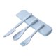 thumbnail image 3 of Juego de vajillas de paja de trigo Portátil Reutilizable Color Sólido Kit de cubiertos para exteriores Camping Camping Vajilla con caja de almacenamiento Azul tholdsy HA028558-02, 3 of 7