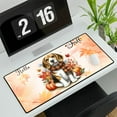 thumbnail image 3 of Hello Fall Beagle Scarf Welcome Autumn with Leaves Pumpkins Desk Mat Full Keyboard Mouse Pad Beagles Dog Lover Gifts Idea Large Mousepad - 00011, 3 of 5