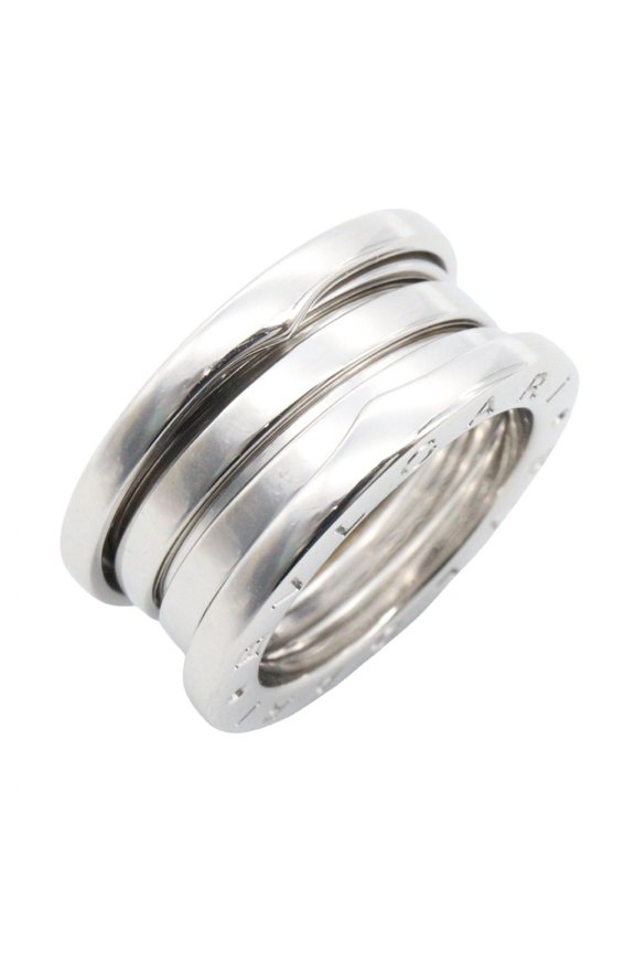Pre-Owned Bvlgari Bulgari B-zero1 Ring, 3-band ring, 18K White Gold (18KWG), Silver-tone, for...