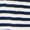Blue, variant on Style & Co Plus Size Classic Striped V-Neck T-Shirt Rose 1X