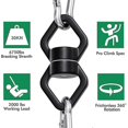 thumbnail image 3 of Mosquetón giratorio giratorio mosquetón giratorio 30kn para colgar Ock Climbing Rotary Ce, 3 of 4