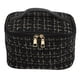thumbnail image 1 of Bolsa de maquillaje Unique Bargains grande organizadora de brochas de lana Patrón a cuadros negro 22x14x14cm, 1 of 1