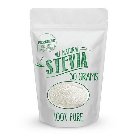 All Natural Stevia Powder 30g (203 Servings) | Highly Concentrated Pure Extract | No Fillers, Additives or Artificial Ingredients | Zero-Calorie Sweetener | Best Sugar Substitute 30