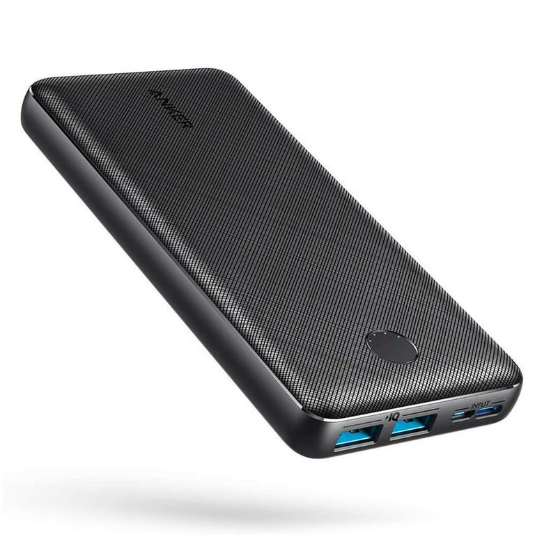 Leia svar fænomen Anker Portable Charger, PowerCore Essential 20000mAh Power Bank with  PowerIQ Technology USB-C (Input Only), Durable External Battery Pack for  iPhone, Samsung, iPad, and More. - Walmart.com