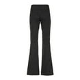 thumbnail image 7 of felwors Women's Pinstripe Flare Pants - Business High Waist Dress Trousers Black, L, 7 of 7