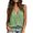 Green, variant on Wenini Womens Tank Tops V Neck Sleeveless Flowy Loose Boho Summer Tops Casual Beach Linen Tank Top, Khaki XXL