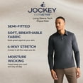 thumbnail image 3 of Jockey Men's EVERACTIVE Long Sleeve Tech Pique Polo, 3 of 8