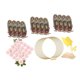 thumbnail image 4 of 12 piezas de centros de mesa florales de metal multifuncionales, 12 soportes de madera para redondas de boda DIY, estructura de alambre, 4 of 9