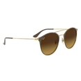 thumbnail image 2 of Ray-Ban Unisex RB3546 Double Bridge Round Sunglasses, 52mm, 2 of 5