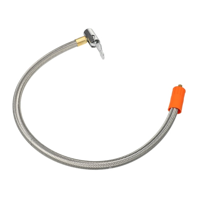 Adaptador de manguera de inflado de neum?ticos Flexible de 19,7 ", mandril de aire de tama?o de rosca M6 con manguera para v?lvula de neum?tico est?ndar, rosca fina sin v?lvula de liberaci?n de aire, 1 Uds. Unique Bargains mandriles para neumáticos de automóviles