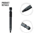thumbnail image 2 of 65mm SQ0 SQ1 SQ2 Square Head Screwdriver Bits Set Hex Shank Magnetic Screwdriver, 2 of 10