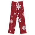 thumbnail image 3 of Merry Christmas Pajama Pants Comfortable Elastic Waist Pajamas Fashion Sleepwear Bottoms Plus Size Homewear, 3 of 6