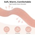 thumbnail image 3 of OFFCUP 3 Pcs Sangle Tressée Extensible Compatible avec Fitbit Versa 3/4/Sense/Sense 2 pour Femmes Hommes Enfants Bracelets Réglables Extensibles Bande de Remplacement Sport en Nylon, 3 of 5