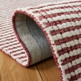 thumbnail image 5 of SAFAVIEH Abstract Stephanie Plaid Wool Area Rug, Red/Ivory, 8' x 10', 5 of 11