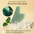 thumbnail image 5 of Beauty by Earth Gua Sha Tool - Jade Stone Scraping Massage Tool, Facial Massage for Lymphatic Drainage for Face, Eyes, Neck and Body, 5 of 9
