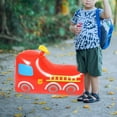 thumbnail image 2 of HLONK Outdoor Inflatable Toy Cartoon Fire Engine Pool Inflatables Truck Foil  Baby Red, 2 of 6
