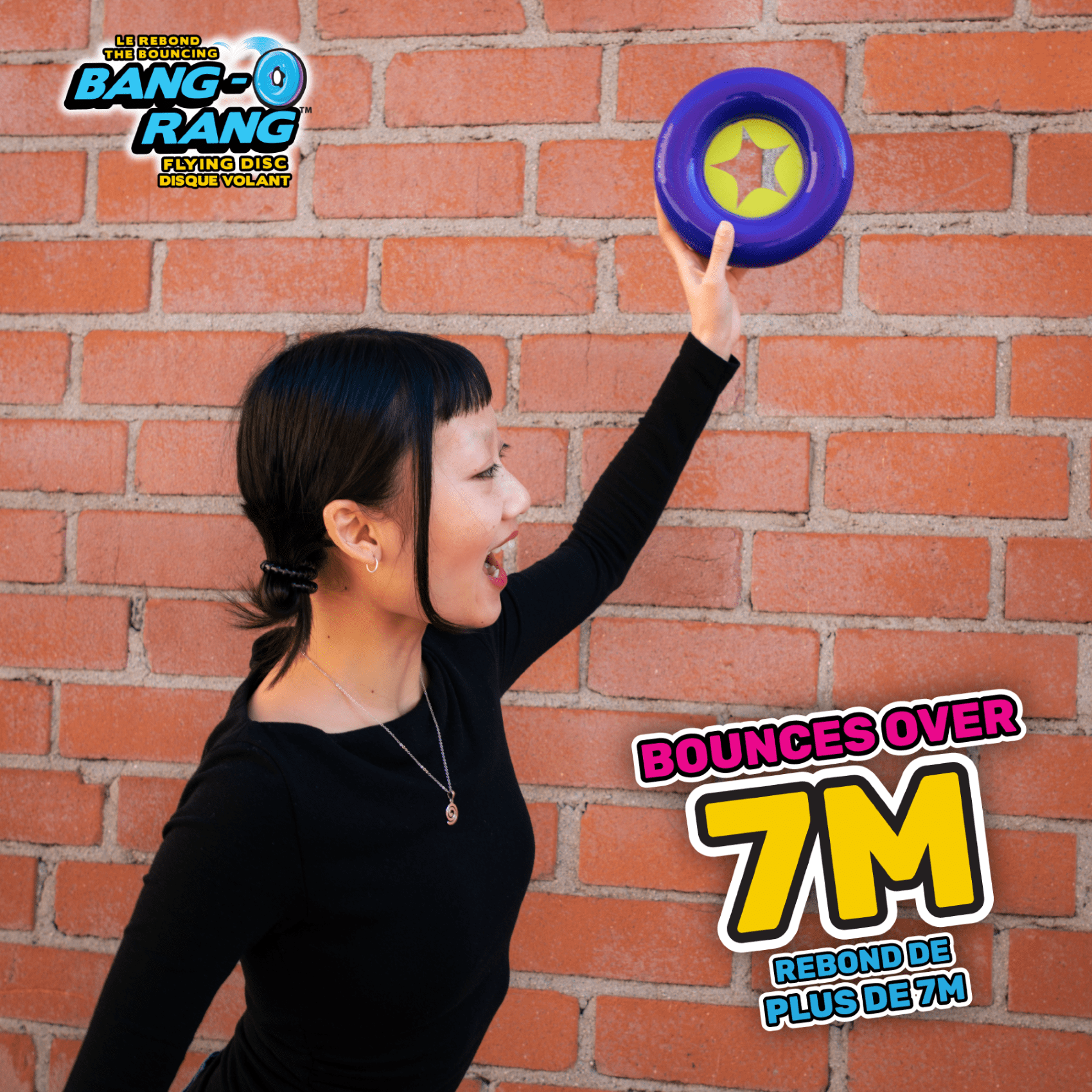 Disque volant Bang-o-Rang de KessCo – 1 Pièce – Les couleurs peuvent varier