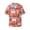 Cartoon With Traffic Elements, variant on offers the Cartoon Planets for Men's Casual Short-sleeved Shirt, a button-up collared shirt with a pocket, perfect for beach vacations and yacht travel in the 4X-Large size.