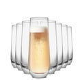thumbnail image 2 of JoyJolt Milo Stemless Champagne Flutes 9.5 oz (Set of 8), 2 of 13