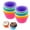 Blue*6, variant on Baking Cups 1 Pack, Multi-color Reusable Silicone Cupcake Liners, Non-stick and Flexible Muffin Pans for Baking, Easy To Clean Cupcake Molds