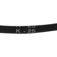 thumbnail image 3 of Uxcell 3 pack K25 Rubber V Belt, K Section V-Belt 25" Outside Circumference x 0.315" Width x 0.236" Thick, 3 of 4
