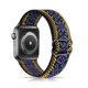 thumbnail image 5 of Lot de 2 bracelets extensibles en boucle solo compatibles avec les bracelets Apple Watch 42 mm 44 mm 45 mm, élastiques tressés extensibles réglables en nylon pour femme et homme pour iWatch Series 7/6/5/4/3/2/1 SE (sans mesa). Rojo Verde, 5 of 5