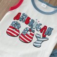 thumbnail image 3 of Vedolay Short Sets Boy 2 Piece Outfits Boy Summer Clothes Outfits Short Sleeve Funny Letter Print T-Shirt Camo Shorts Clothing Set,White 3-6 Months, 3 of 5