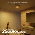 thumbnail image 6 of OREiN Bathroom Exhaust Fan with Light, 110 CFM 2.0 Sones, 27W Bathroom Fan with Light for Home, 1500lm, 3000K/4000K/5000K Selectable & Nightlight, FCC/ETL Listed, Bathroom Fan Light Combo, 6 of 9