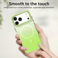 thumbnail image 5 of Allytechgroup Protective Case Cover for Apple iPhone 15 Pro Max, Magnetic Back Cover Anti-Scratch Shock-Absorbent Anti-Fingerprint Support Wireless Charging Lightweight Non-Slip Bumper, Green, 5 of 7
