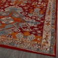 thumbnail image 4 of Luxe Weavers Moroccan Floral Red 9x12 Area Rug, Stain-Resistant Carpet, 4 of 6