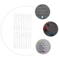thumbnail image 2 of Shisuyan Self Threading Needles Silver 20Pcs 0.2x0.2x3Inch Iron Wire, 2 of 9