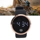 thumbnail image 5 of Reloj digital LED, reloj LED con pantalla táctil, reloj LED con pantalla táctil redonda, diseño elevado, 5 of 8